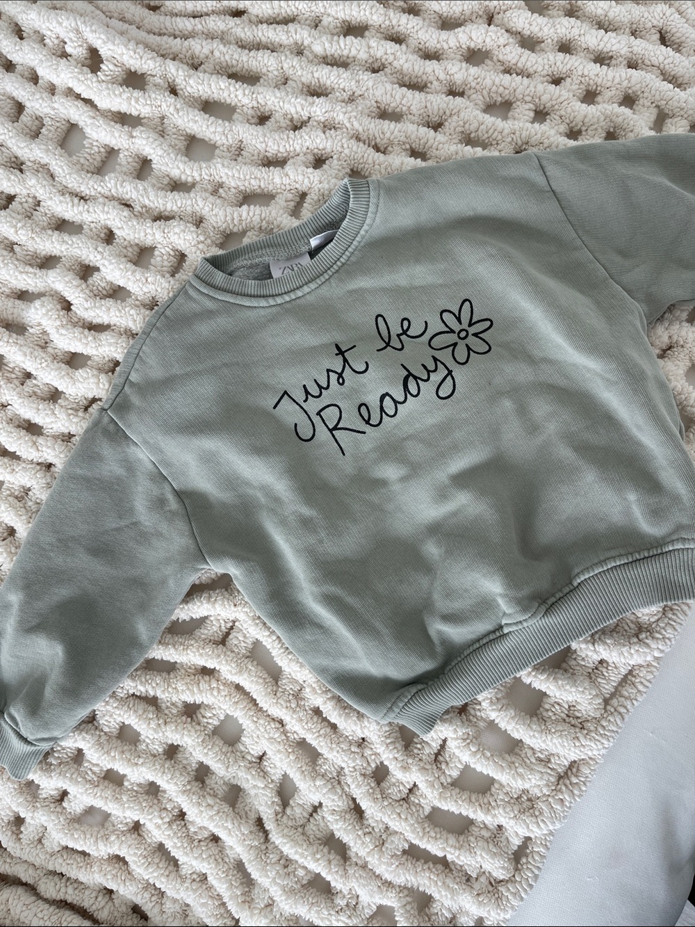 🤍🌸ZARA Crewneck sweater kids  18-24M- never worn!✨🤍🌸